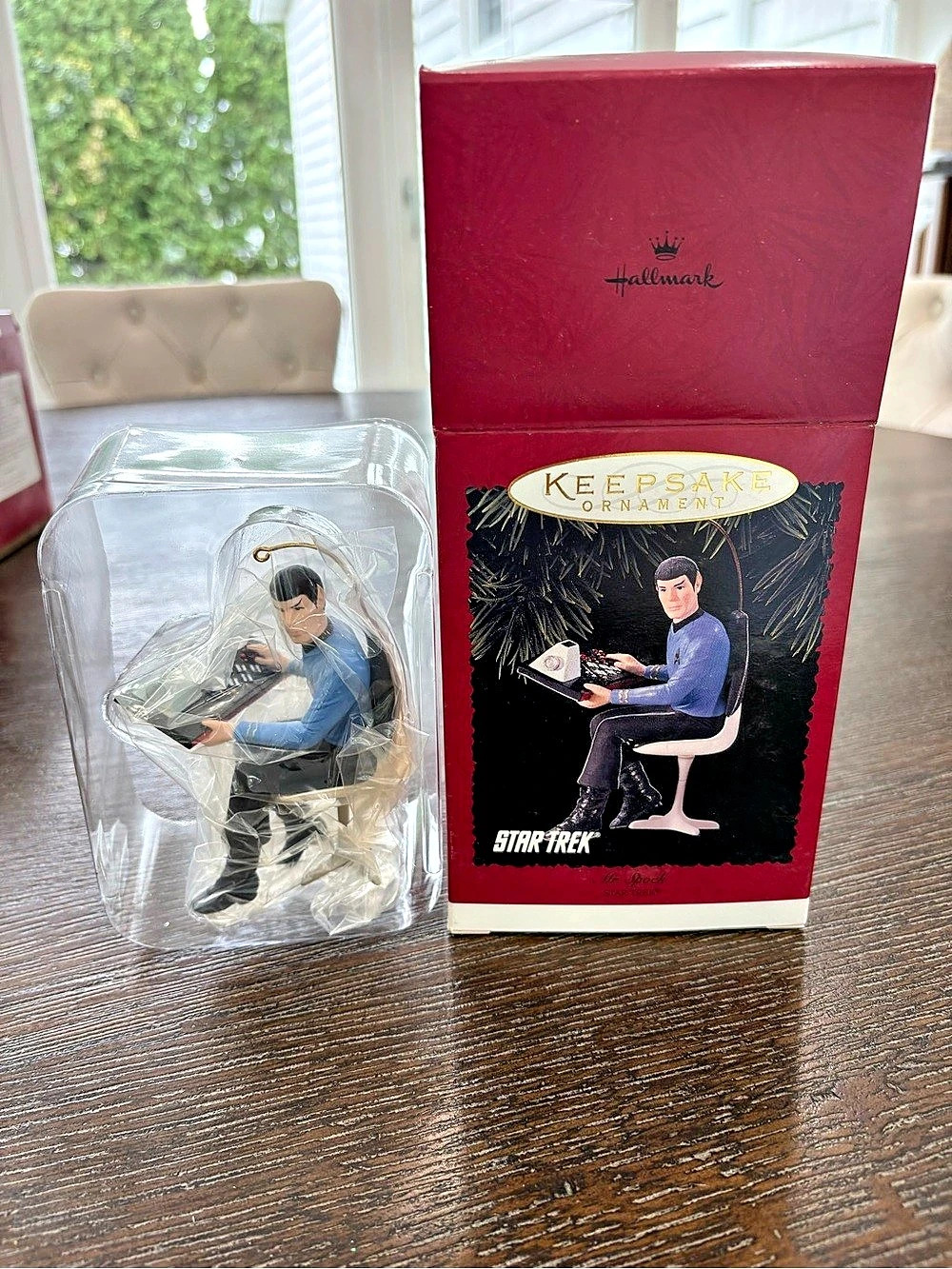 Vintage Hallmark 1996 Mr. Spock Star Trek Keepsake Ornament NWT